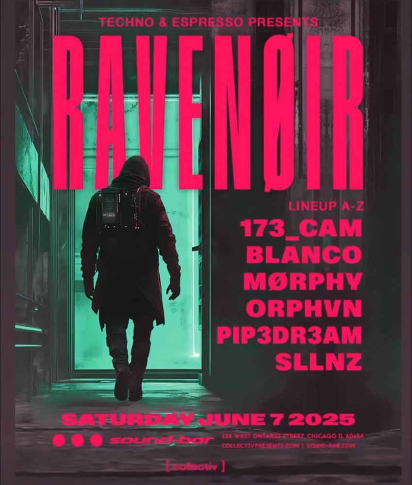 Ravenoir flyer, Sound-Bar Chicago